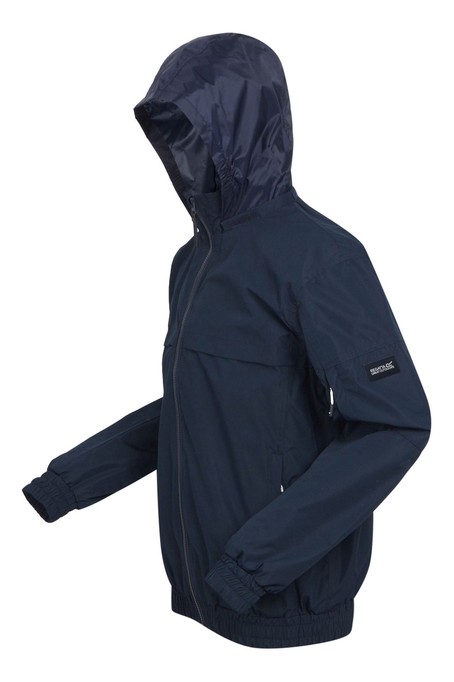 Regatta Dark Blue Shorebay II Waterproof Jacket - Image 9 of 9