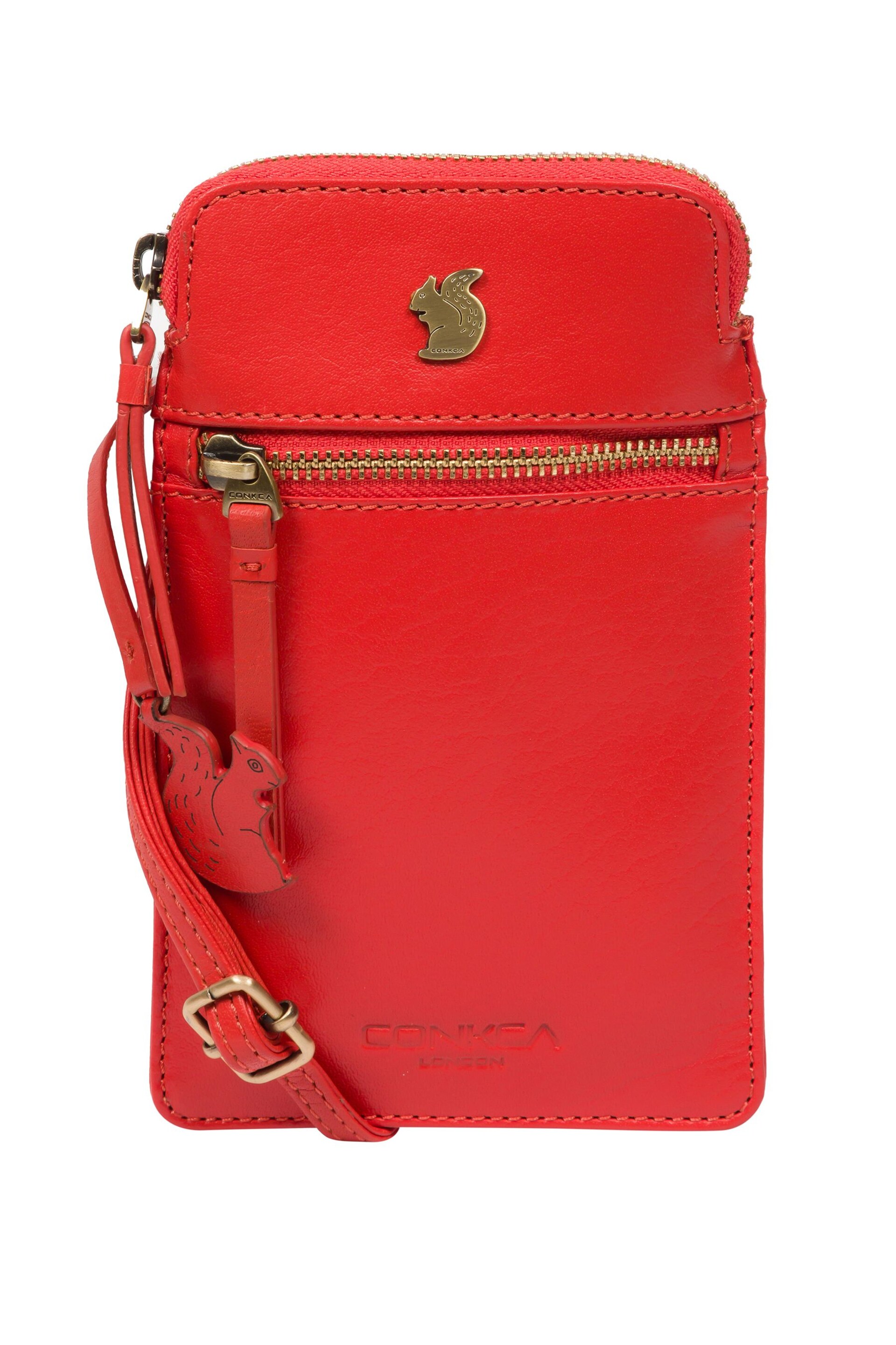 Conkca Bambino Leather Cross-Body Phone Bag - Image 3 of 8