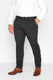 BadRhino Big & Tall Black Stretch Trousers - Image 1 of 3
