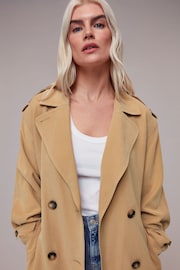 Whistles Petite Neutral Riley Trench Coat - Image 3 of 5