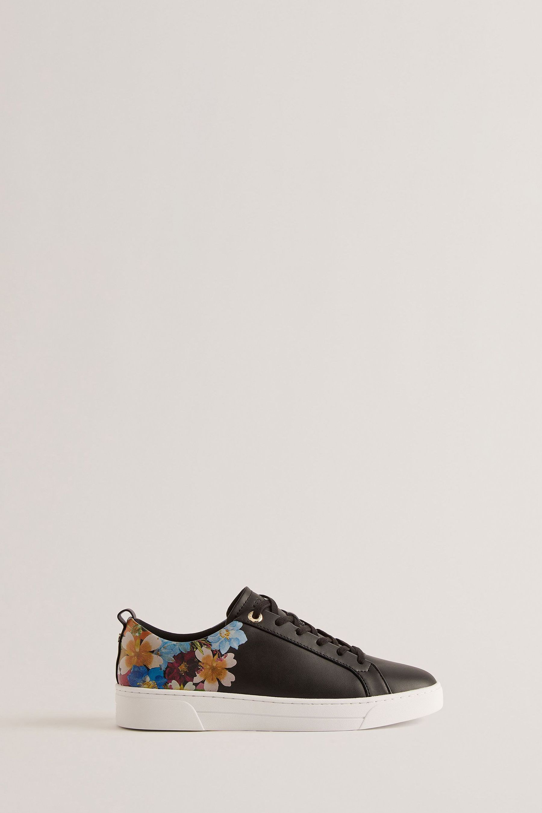 Buy Ted Baker Black Aleeson Floral Printed Cupsole Trainers from Next Austria