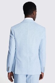 MOSS Slim-Fit Blue Donegal Jacket - Image 5 of 6