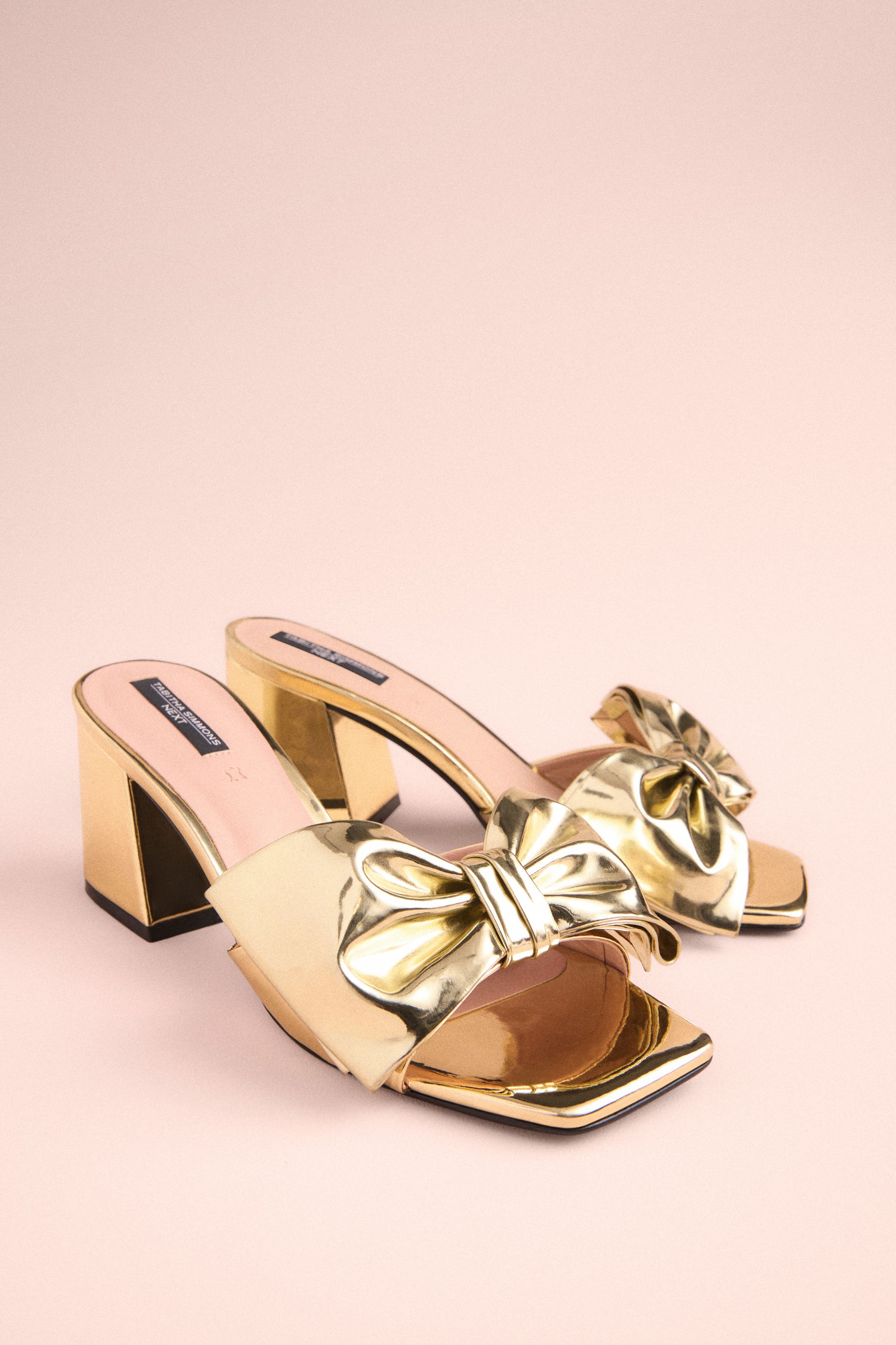 Tabitha simmons gold sandals on sale