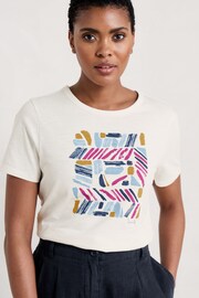 Seasalt Cornwall White Printing Ink T-Shirt - Image 6 of 9