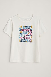 Seasalt Cornwall White Printing Ink T-Shirt - Image 8 of 9