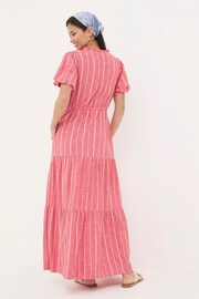 FatFace Red Stripe Maxi Dress - Image 2 of 6