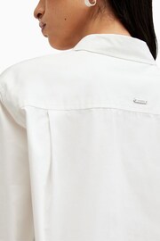 AllSaints White Averie Shirt - Image 4 of 8