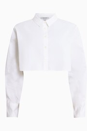 AllSaints White Averie Shirt - Image 8 of 8