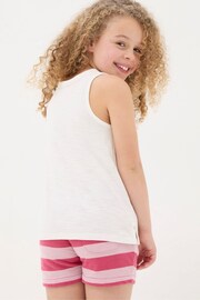 FatFace Natural Strawberry Jersey Vest Top - Image 2 of 4