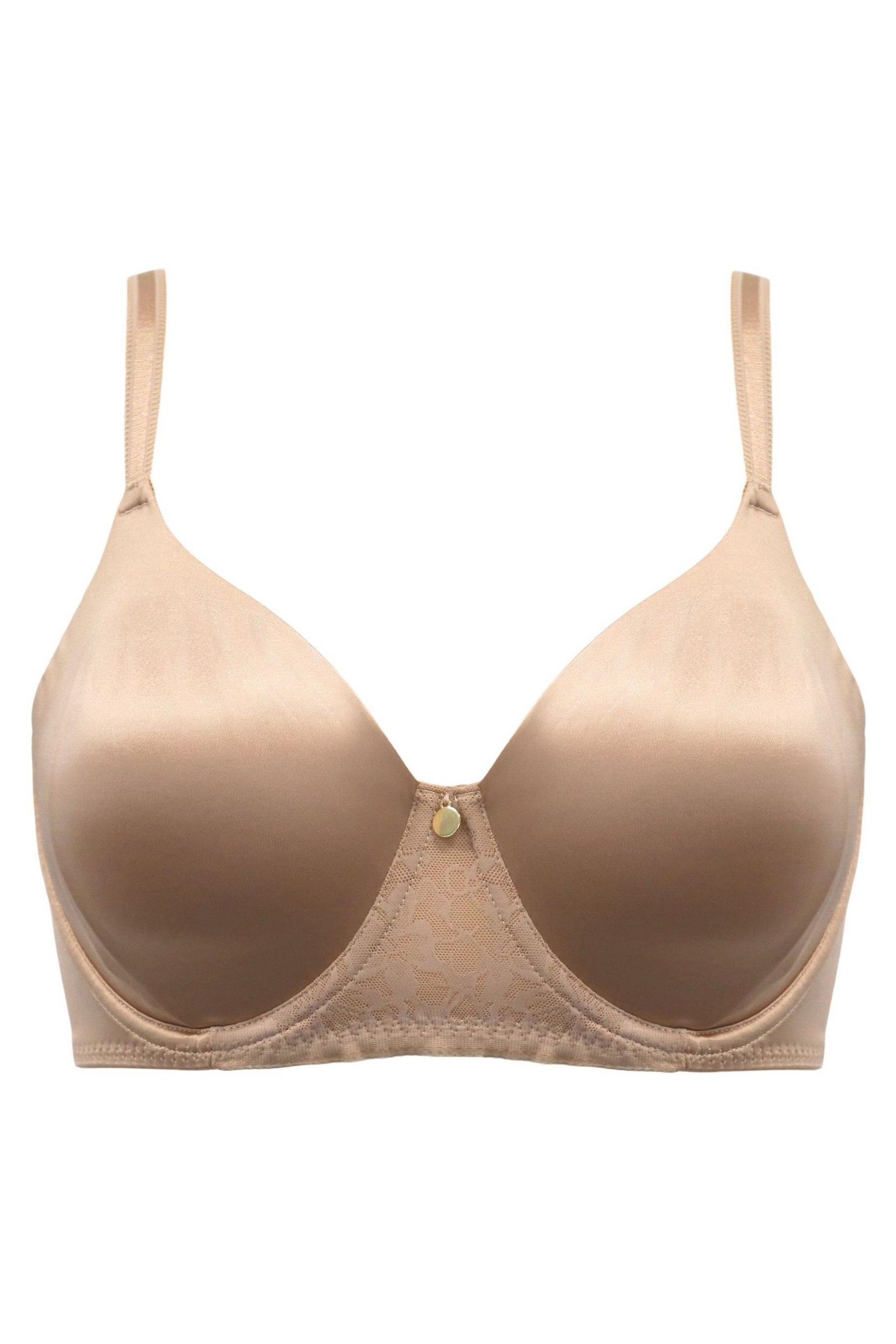 Pour Moi Nude Effortless Non Padded Underwired Double Layer Moulded Bra - Image 3 of 4