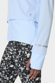 Sweaty Betty Breeze Blue Fast Track Running Jacket - Image 6 of 9