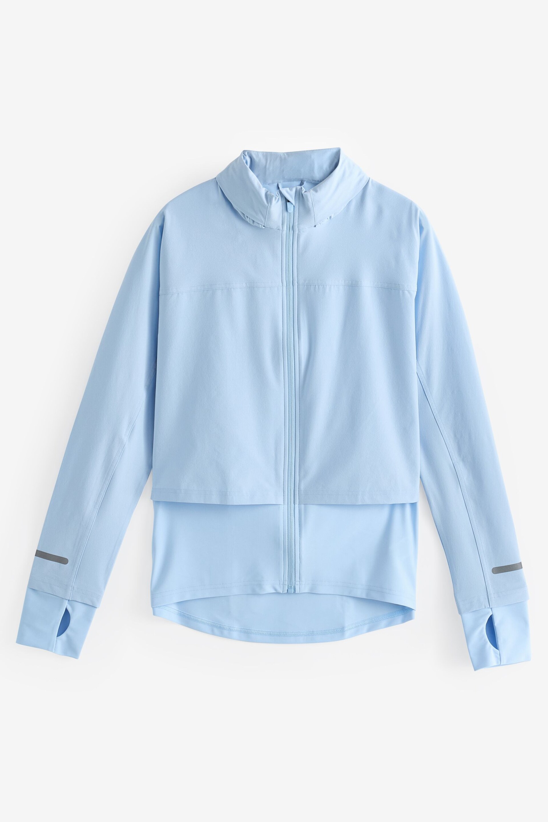 Sweaty Betty Breeze Blue Fast Track Running Jacket - Image 9 of 9