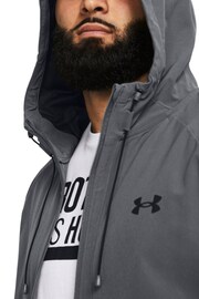 Under Armour Grey Stretch Woven Windbreaker - Image 3 of 6