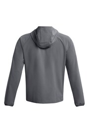 Under Armour Grey Stretch Woven Windbreaker - Image 5 of 6