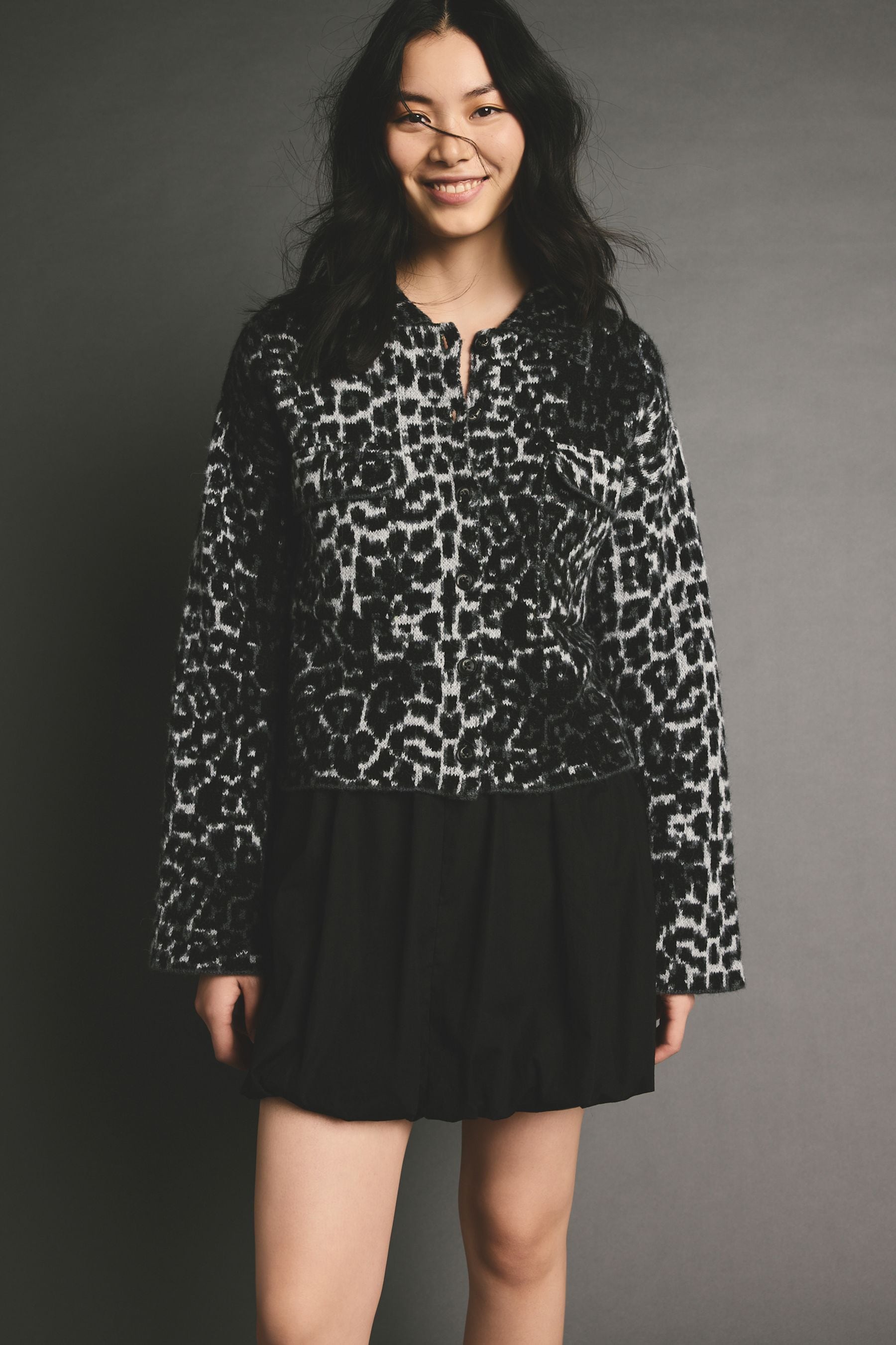 Next animal print cardigan cheap