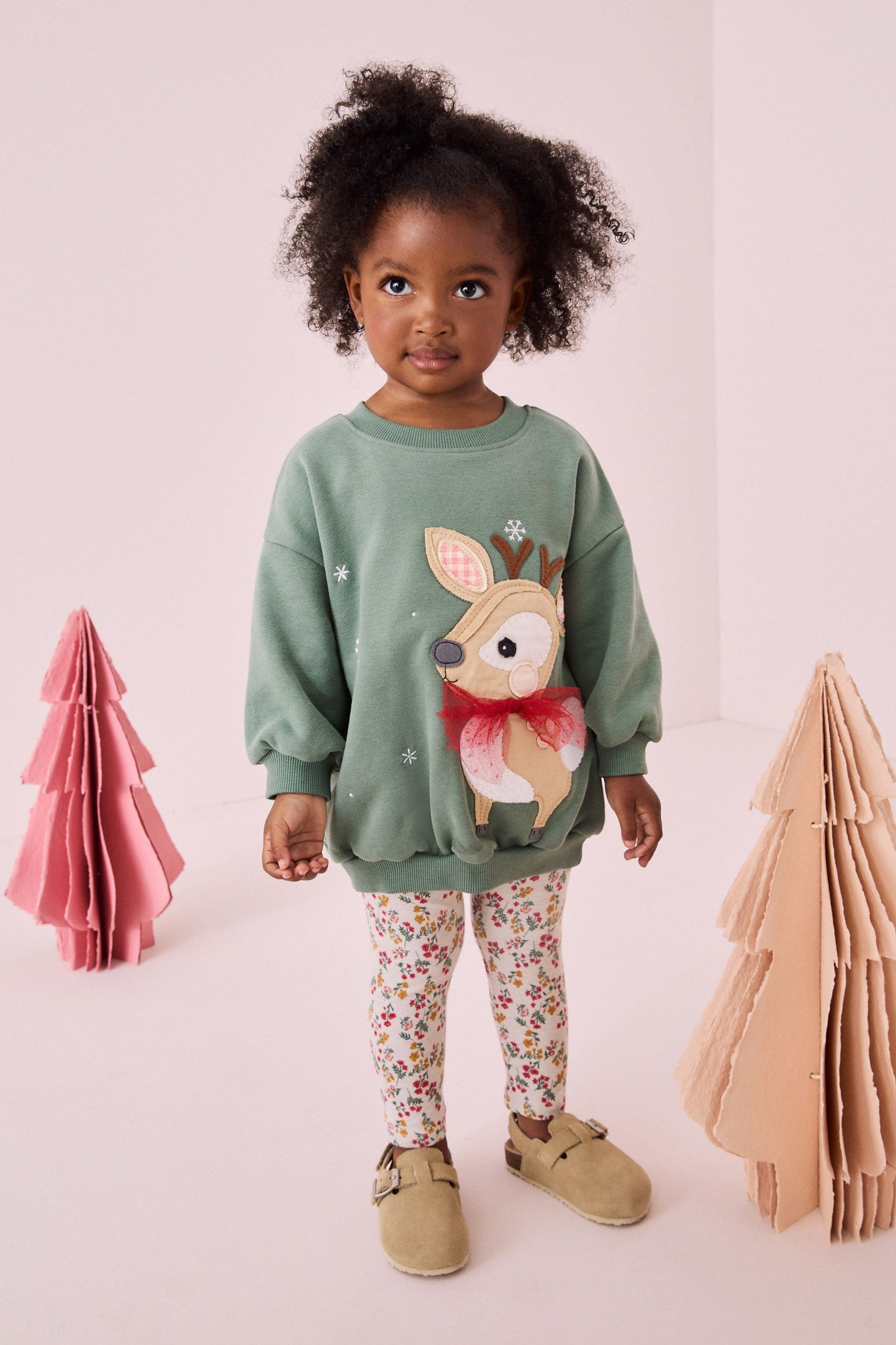 Buy Blue Christmas Sweatshirt And Leggings Set 3mths 7yrs from Next Canada