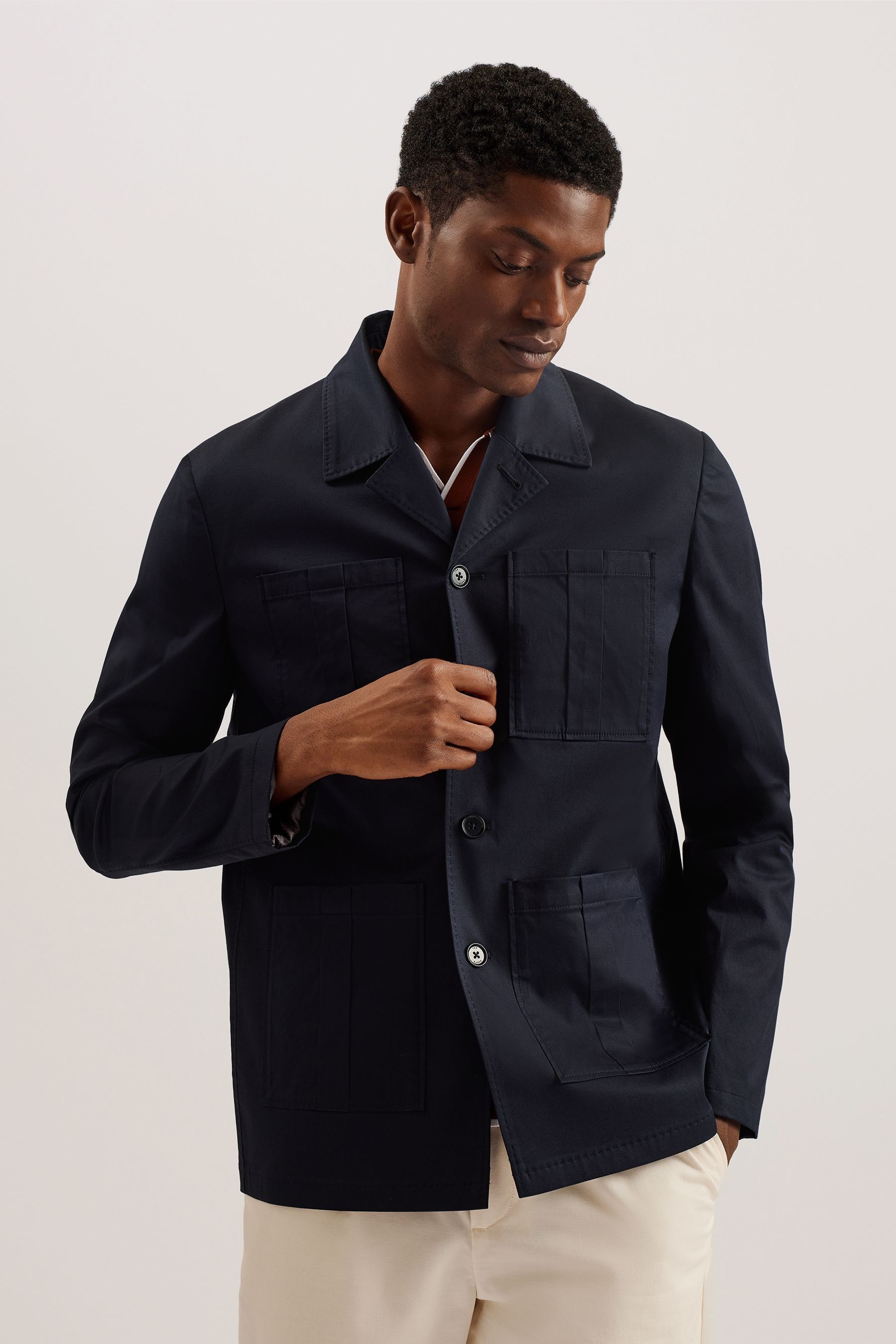 Buy Ted Baker Blue Bathley Tailored Safari Jacket from Next Austria