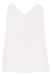 Live Unlimited Curve - White Chiffon Layered Swing Vest Top - Image 4 of 4
