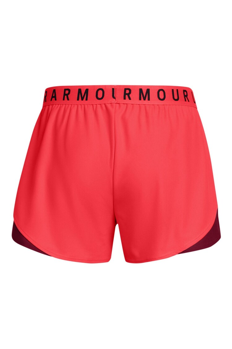 Under Armour Red Play Up Shorts 3.0 - Image 6 of 6