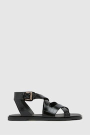 Schuh Tide Croc Flat Sandals - Image 1 of 4