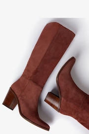 Penelope Chilvers Navette Slouch Suede Rust Brown Boots - Image 7 of 7