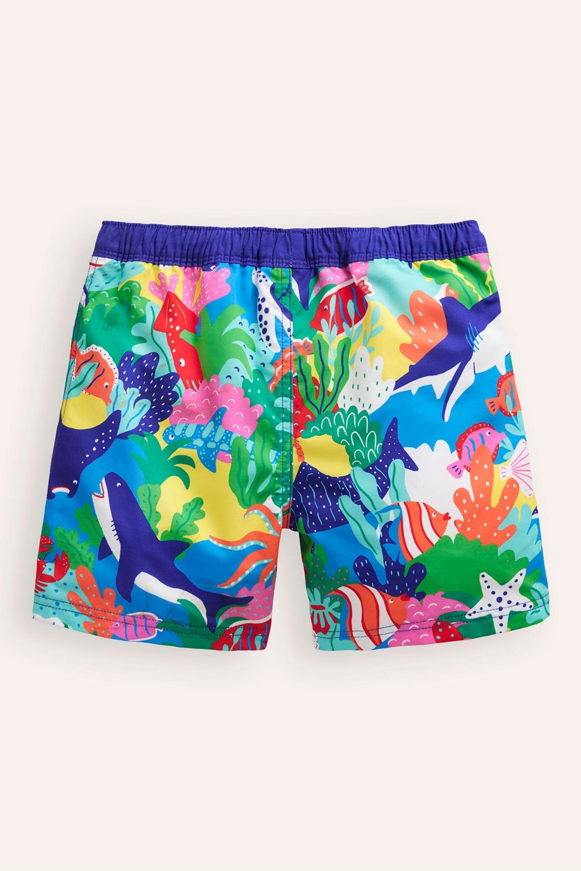 Boden Blue Swim Shorts - Image 2 of 3