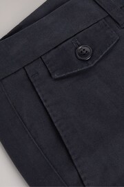 Ted Baker Blue Slim Fit Haydae Textured Chino Trousers - Image 3 of 5