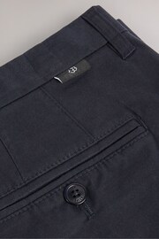 Ted Baker Blue Slim Fit Haydae Textured Chino Trousers - Image 5 of 5