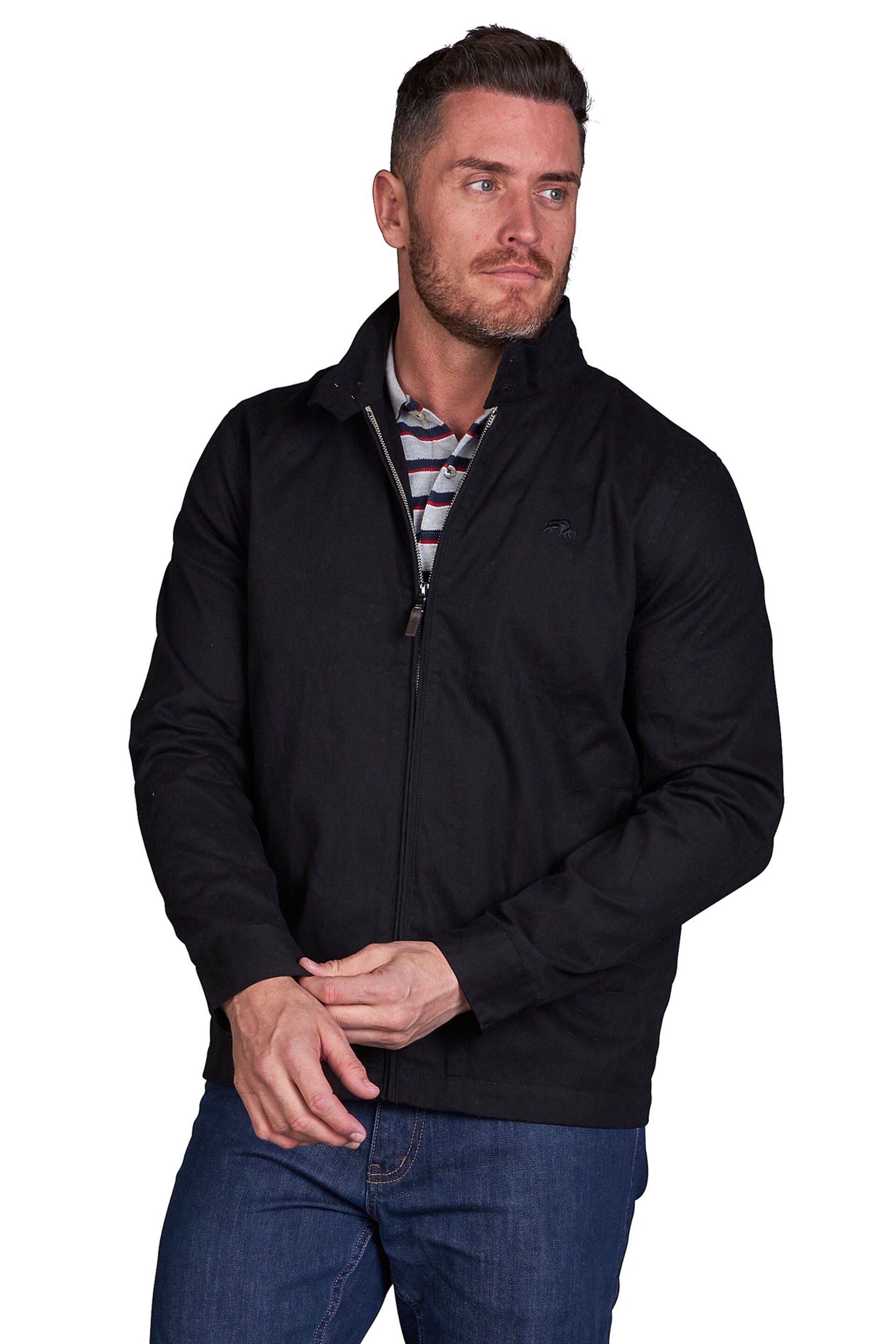 Raging Bull Classic Harrington Black Jacket - Image 1 of 8