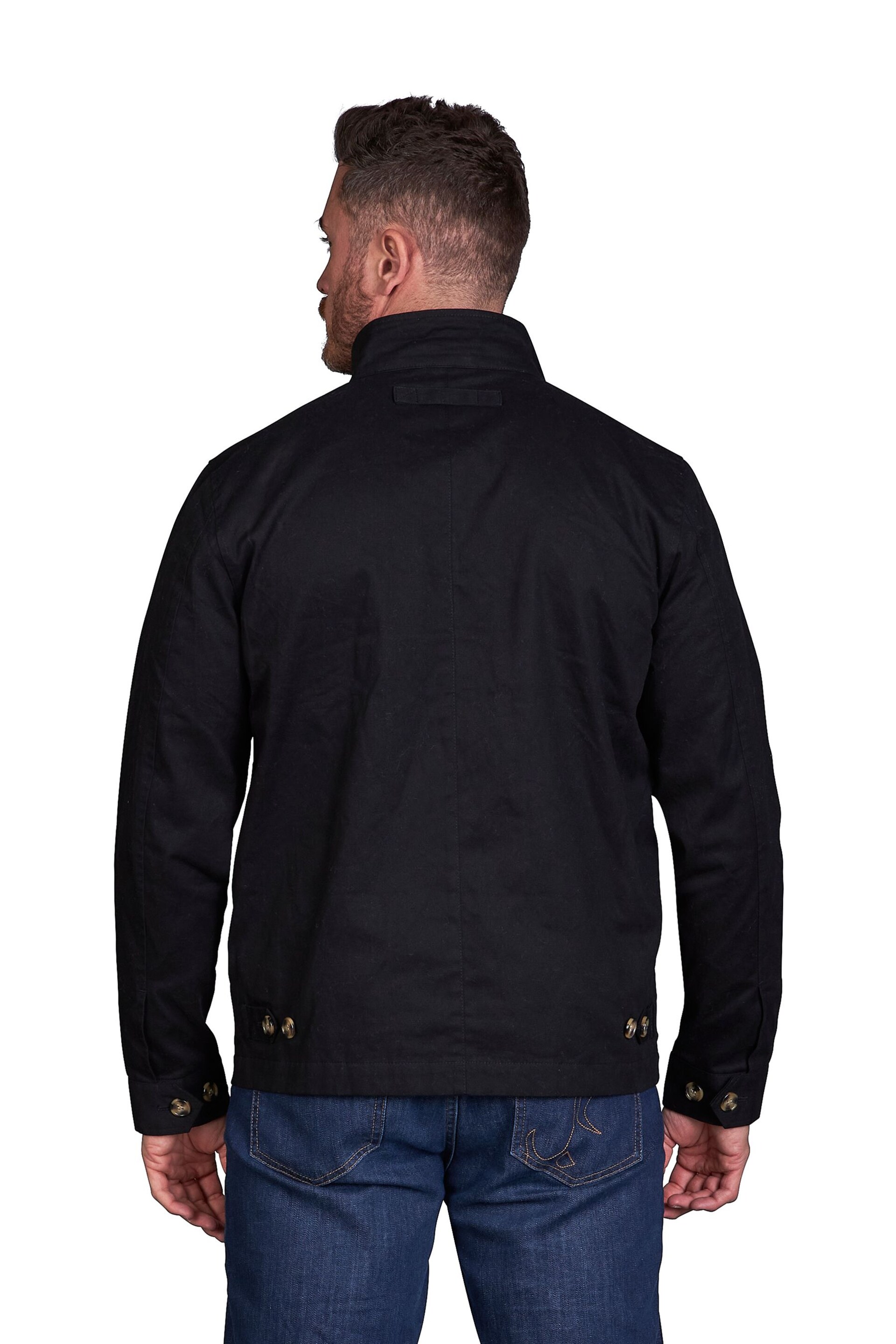 Raging Bull Classic Harrington Black Jacket - Image 2 of 8