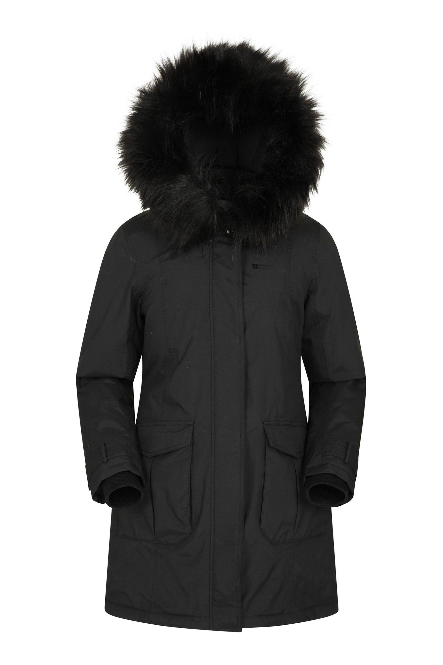 Mountain Warehouse Black Womens Waterproof Aurora Down Coat