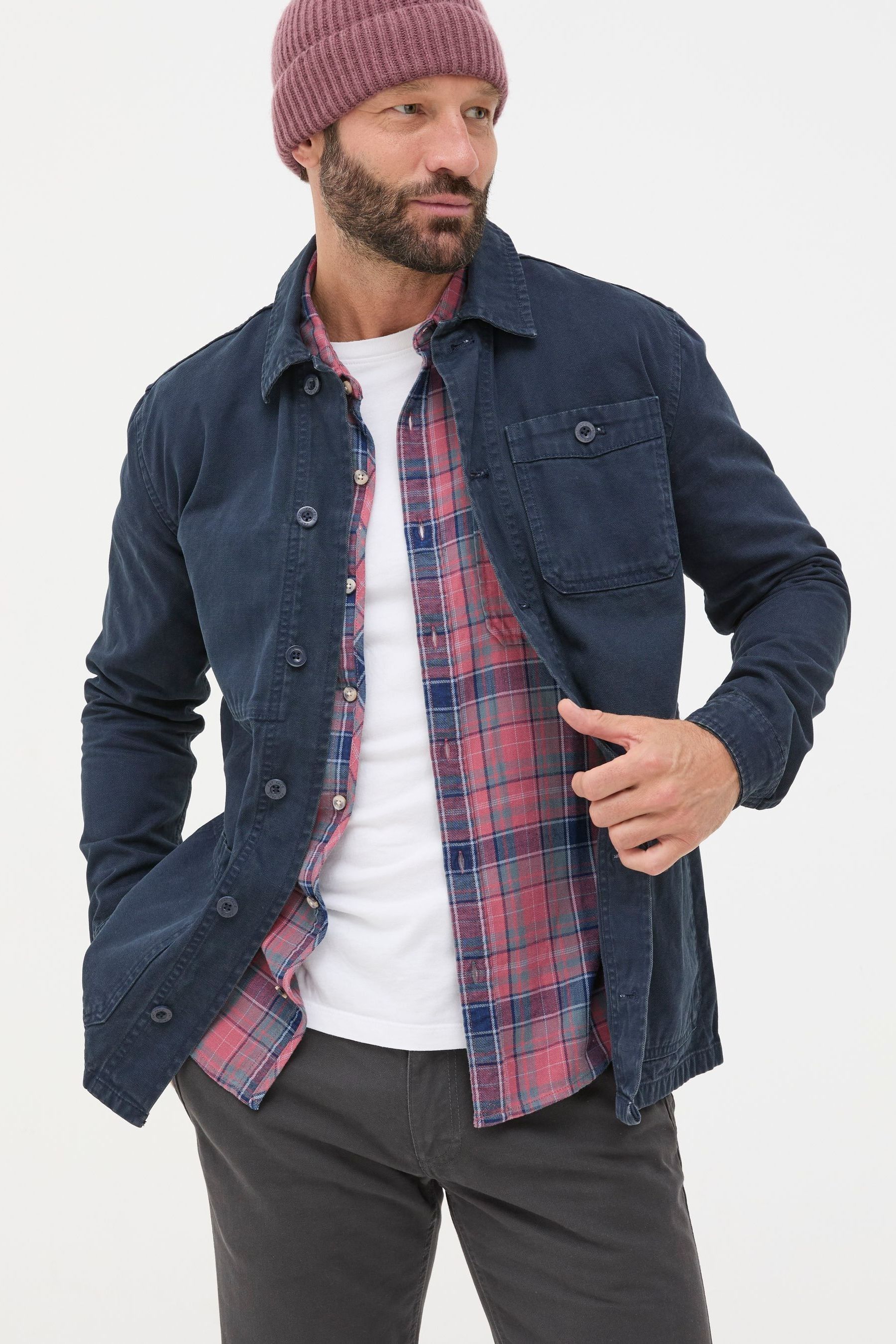 Worker jacket blue hot sale