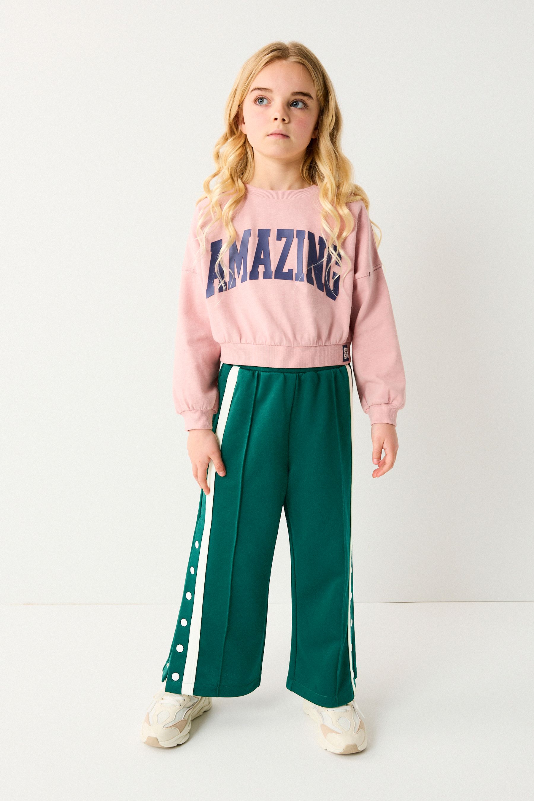 Popper pants womens green store