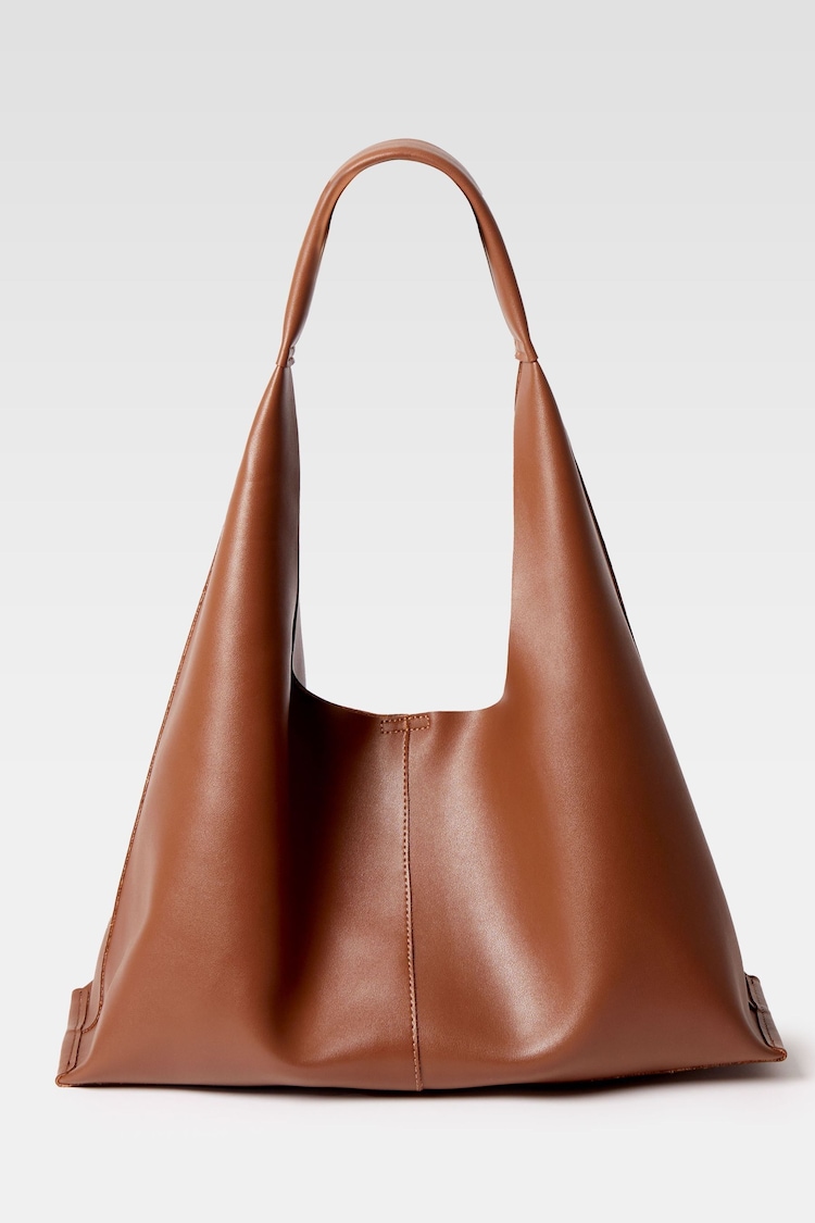 French Connection Slouchy Vegan Leather Bag - Image 1 of 4