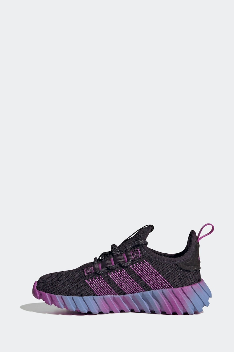 adidas Purple Kids Kaptir Trainers - Image 2 of 8