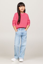 Tommy Hilfiger Pink Essential Rib Sweater - Image 4 of 6