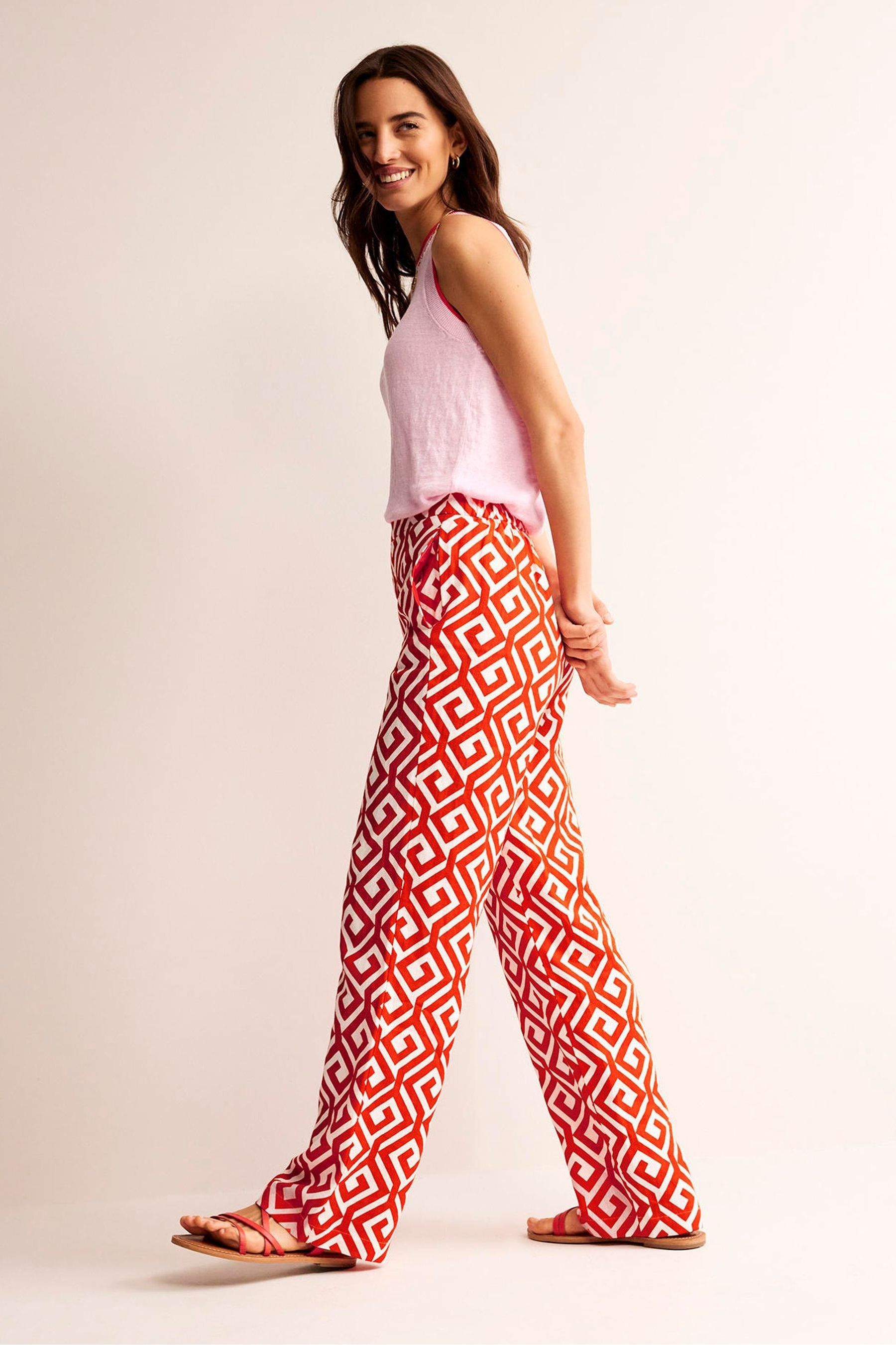 Boden linen trousers top