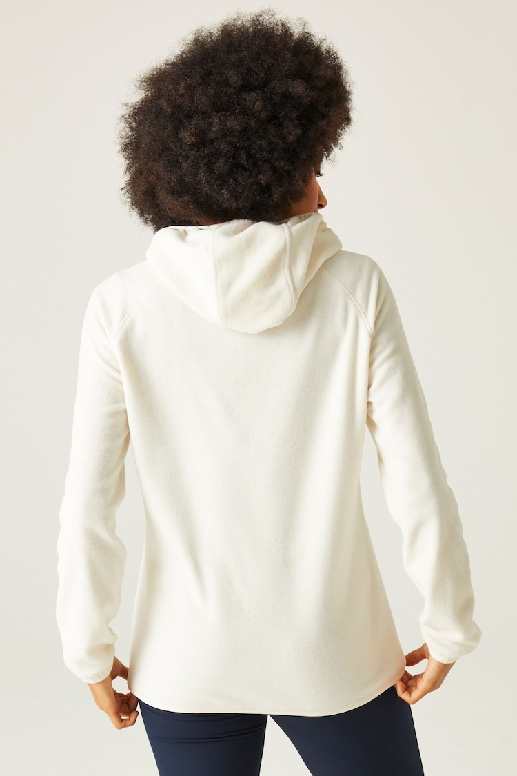 Regatta Cream Warriewood Half Zip Hooded Fleece - Image 2 of 9