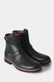 Joe Browns Black Leather Chelsea Style Biker Boots - Image 1 of 5