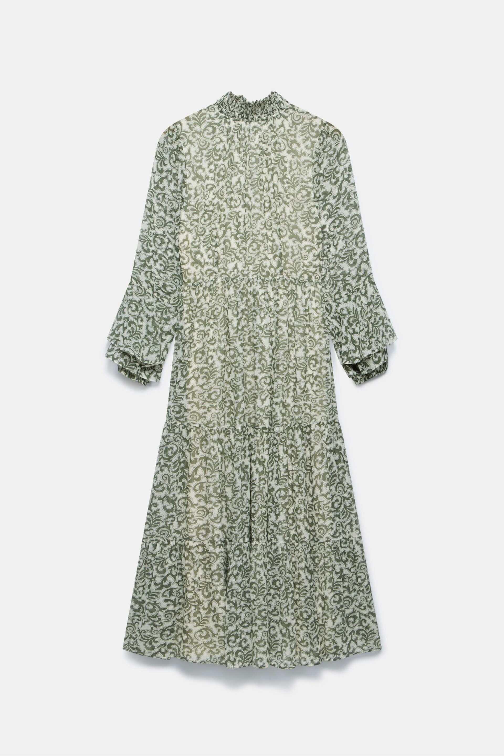 Mint Velvet Green Floral Print Maxi Dress - Image 4 of 4