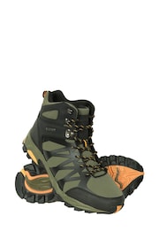 Mountain Warehouse Green Mens Trekker II Waterproof Softshell Walking Boots - Image 3 of 5