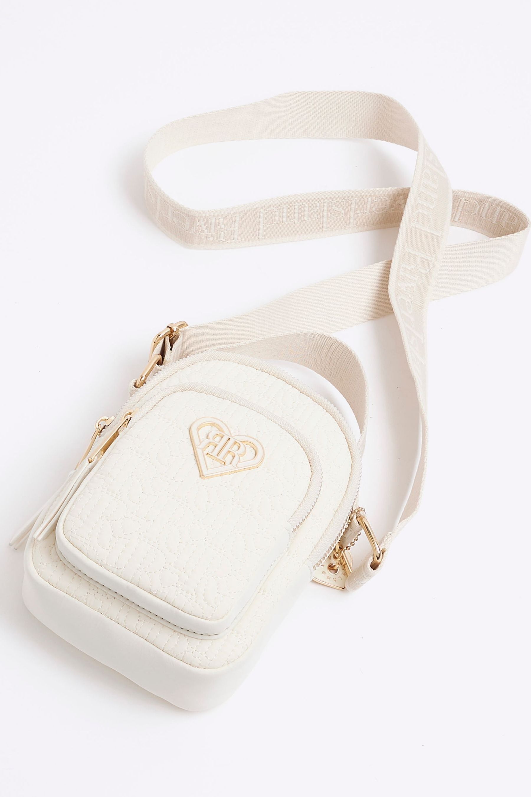 River Island Cream Girls Nylon Festival Bag