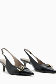 AllSaints Black Slingback Selina Heels - Image 2 of 7