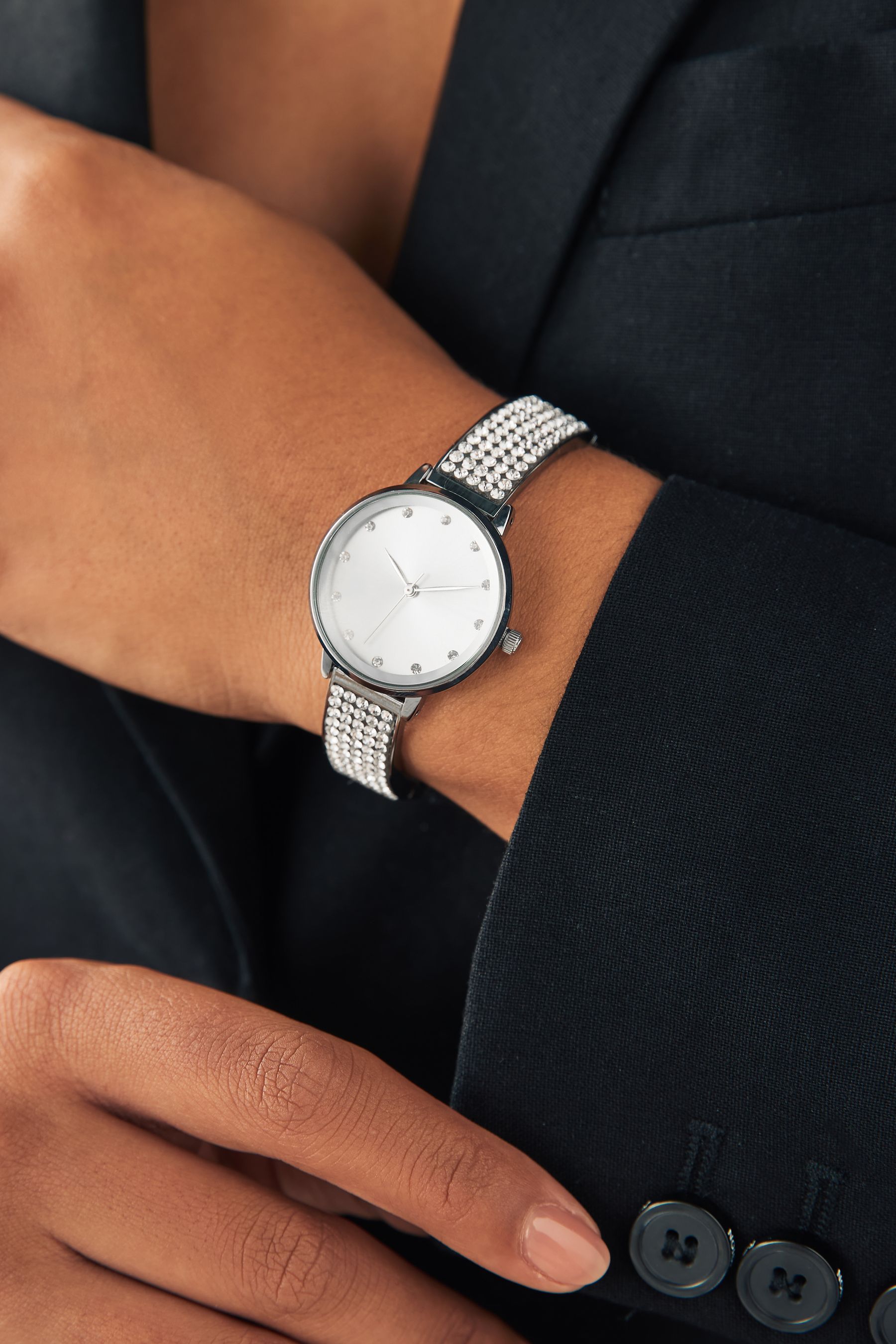 Next silver watch shop