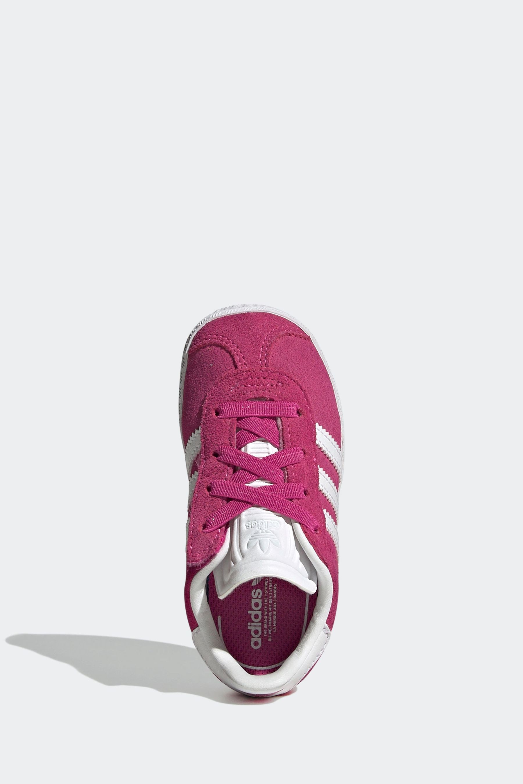 Buy adidas Originals Dark Pink Gazelle Trainers from Next Luxembourg