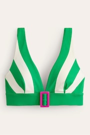 Boden Green Resin Buckle Bikini Top - Image 6 of 7