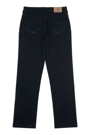 U.S. Polo Assn. Boys 5 Pocket Slim Fit Denim Black Jeans - Image 5 of 7