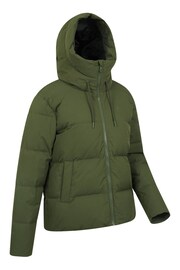 Mountain Warehouse Green Womens Cosy Extreme Short Down Jacket - Image 3 of 5