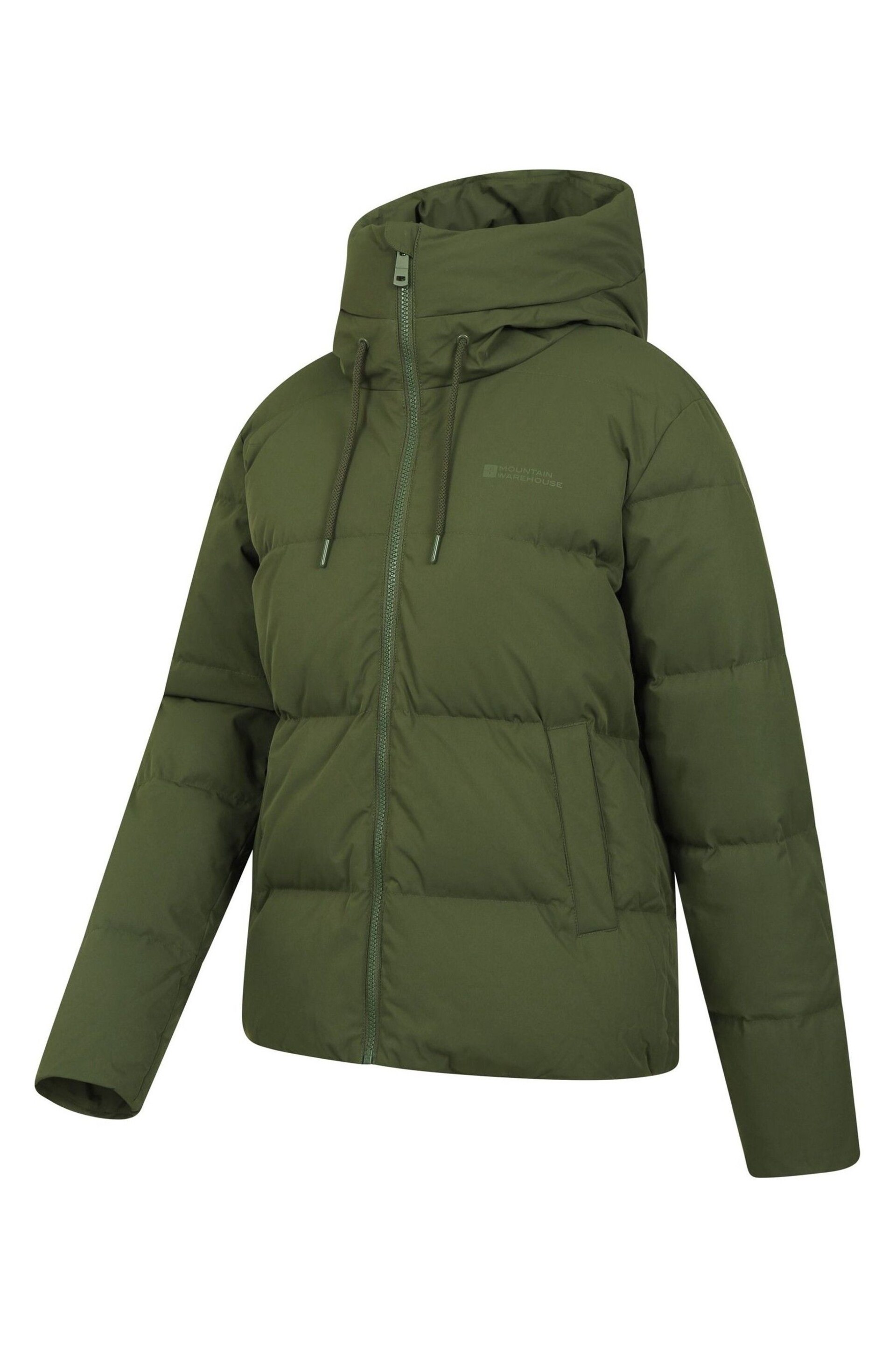 Mountain Warehouse Green Womens Cosy Extreme Short Down Jacket - Image 4 of 5