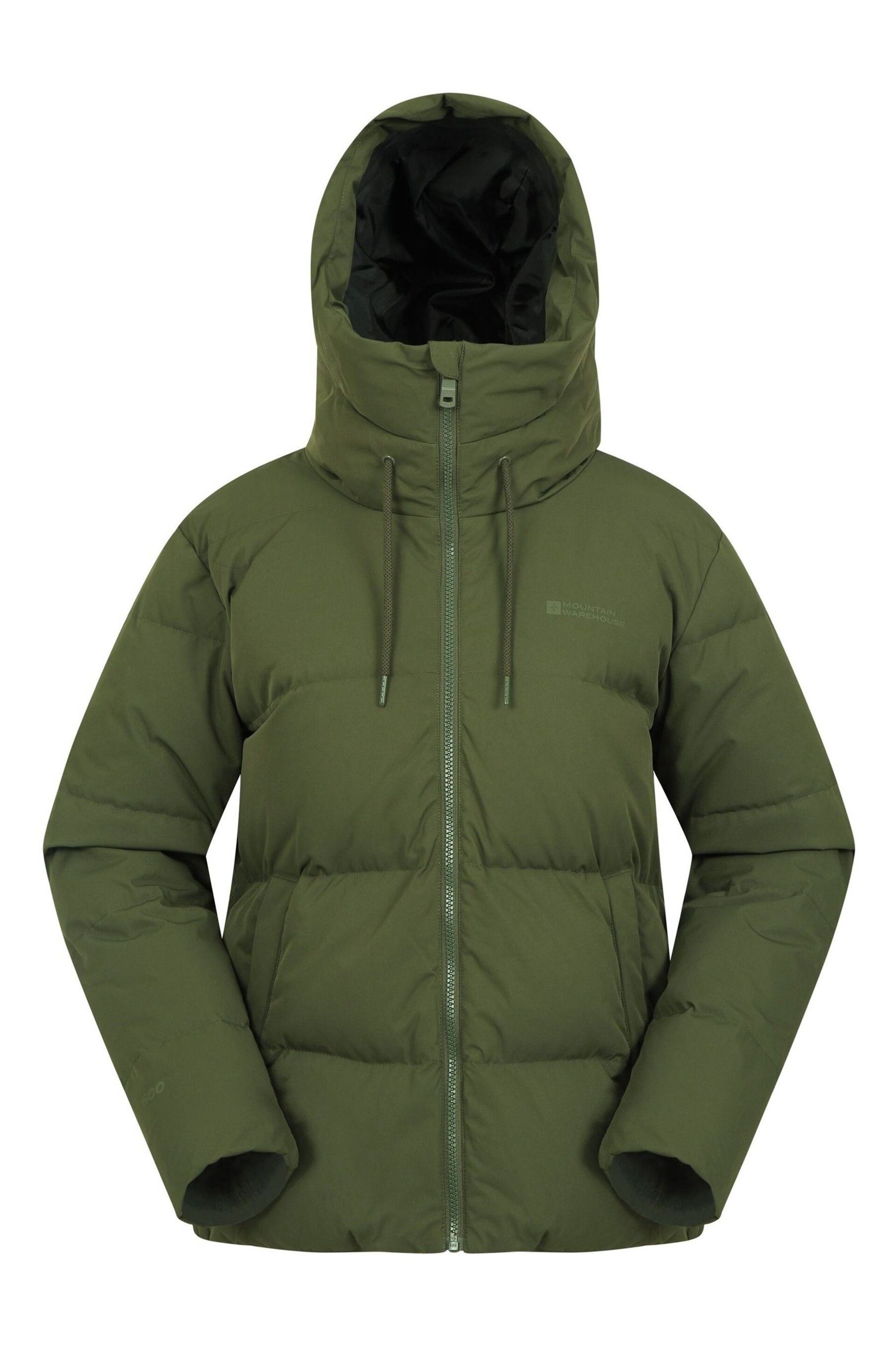 Mountain Warehouse Green Womens Cosy Extreme Short Down Jacket - Image 5 of 5